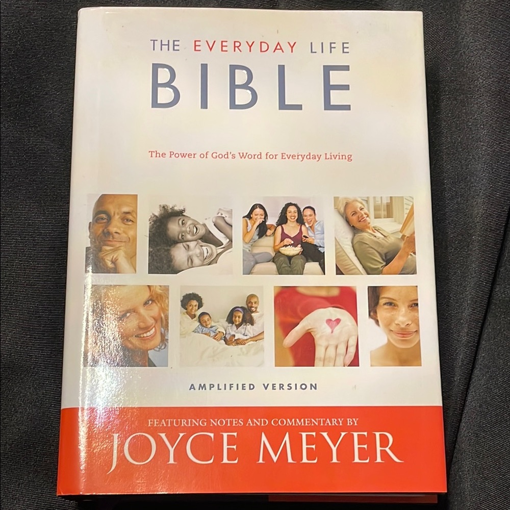 Joyce Meyer Amplified Bible with Commentary hardback